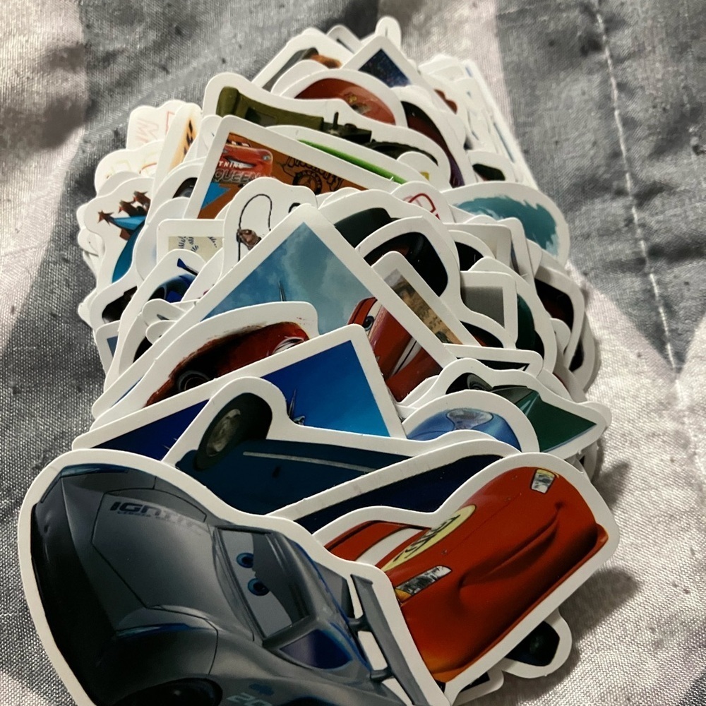 Multicolored Disney Pixar Cars Stickers - Picture 2 of 4